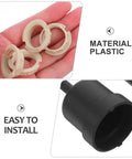 Grab This G9 Secure Shade Socket Kit With 24 Rings And Holder Adapter For Fast Install, Plus Removal Tool To Grip Lights Tight And Stop Accidental Detachment In Homes Or Shops. plastic rings and black socket adapter, easy install