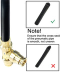 Push To Connect One Quarter Inch Tee Union Pneumatic Fittings Beefy Brass Construction Five Pack For Air System