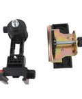 Pro Grade Fine Tuning Bracket Level Adapter L Shape Magnetic Pivoting Base with clip and telescoping pole components