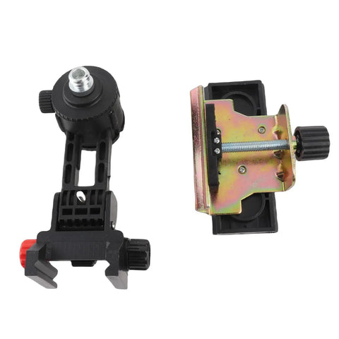 Pro Grade Fine Tuning Bracket Level Adapter L Shape Magnetic Pivoting Base with clip and telescoping pole components