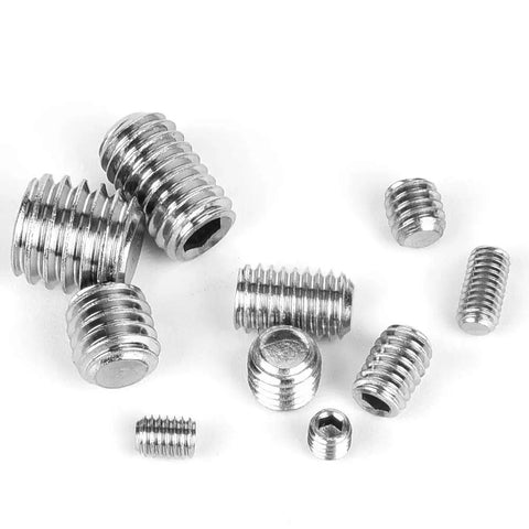 245 Piece Stainless Steel Hex Head Screws Set For Handyman DIY Projects Durable Fasteners Kit With Various Sizes And Easy Install Rust Resistant Screws For Cabinets Furniture Or General Repairs, assorted stainless steel set screws