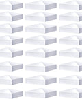 24 Pack Pyramid White PVC Vinyl Post Top Caps For Vinyl Fence Posts 5x5 Inch Weatherproof Deck And Fence Post Covers