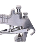 Close-up of Heavy Duty Pneumatic Spray Gun With Secure Hopper And Ergonomic Grip, showing nozzle and trigger mechanisms.