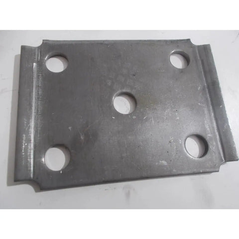 Beefed Up Heavy Duty Trailer U Bolt Kit For Three Inch Inside Width And Seven And A Quarter Inch Inside Length With Nine Sixteenth Inch Fine Thread For Five Point Two K To Seven K Axles And Aftermarket Suspension Hardware steel tie plate with five bolt holes