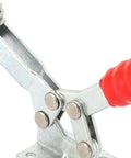 Close-up of Built Tough Carbon Steel Horizontal Toggle Clamp For Woodworking Machines And Consoles Wearproof Heavy Duty Fixture