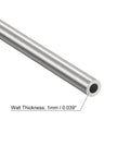 Industrial Grade 304 Stainless Steel Capillary Tube 5.5mm Outer Diameter 1.0mm Wall 250mm Length Super Durable High Temperature
