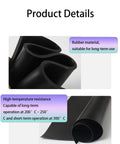 Heavy Duty Black Rubber Shop Mat For Machinery And Workbench Gear Oil Resistant Non Slip Base Pad material detail with temperature resistance.