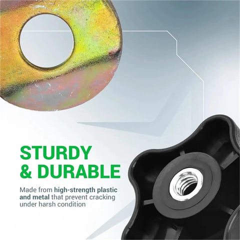 Heavy Duty Snowblower Handle Knob Lock Kit AEE6-114-3779 Fits 621 721 R E QZR Models rustproof galvanized iron plastic