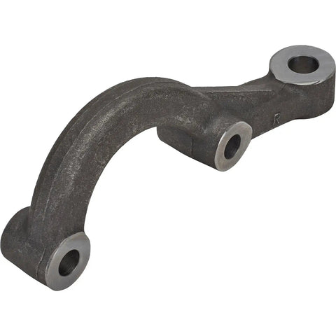 Pinto Spindle Short Arm Steering Arm Left, heat-treated steel, CNC machined OEM geometry, dirt track racing component