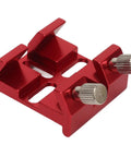 Universal Dovetail Base For Finder Scope Mount With Two Grippy Thumbscrews No Fuss Install For Optical Telescopes Red Finish Sturdy Bracket