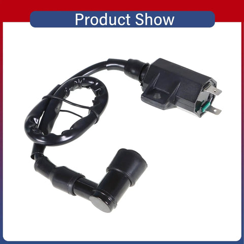 Ignition Coil CDI Box Replacement Kit For Kawasaki Bayou 220 1996 To 2002 And Bayou 250 2003 To 2011 With Spark Plug Plug And Play Compatible With 21121-1160 21119-1457 Easy Install Durable Quad ATV Ignition Upgrade