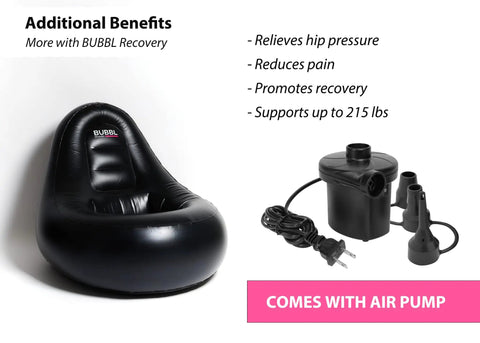 Post Op Recovery Care Bundle For BBL Procedures With Inflatable Chair Lipo Foams Sleeping Pillow Portable Urinal And Electric Air Pump Included