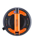 Heavy Duty Glass Vacuum Suction Cup 8 Inch Lifter With ABS Handle and Carry Box 615 Lb Load Capacity top view
