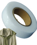 Double Sided Iron On Hemming Tape Fusible Bonding Web For Garment Repair And Crafting next to a blouse for mending seams.