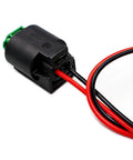 Chrysler 200 Side Marker Light Connector And Socket Kit with waterproof female connector and copper insulated wires, close-up view