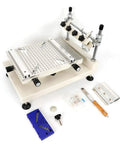 Manual Solder Paste Printer For SMT PCB Prototyping, 3040 Model Stencil Printer With Adjustable Alignment and aluminum base