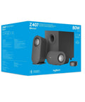 Z407 Bluetooth Computer Speakers With Subwoofer And Wireless Control Deliver Immersive 80W Peak Power Sound Packaging Box