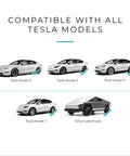 Easy Plug In Level 1 Portable EV Charger For Tesla 120V 15A With 16 Ft Cord, compatible with Tesla Models S, 3, X, Y, Cybertruck