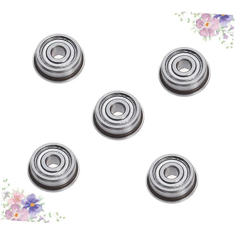 Solid 5 Pack Ball Bearing Extruder Swap For 3D Printers Fatigue Resistant Replacement Pulleys Gears No Sweat DIY Hookup Slick Silver Finish Run Bulletproof For Everyday Creative Projects