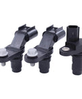 Engine VVT Solenoid Kit With Wire Connector For Chevy GMC Buick Pontiac Cars And SUVs Like Terrain Verano Regal Malibu HHR G6 Cobalt Captiva Aura Ion Vue LaCrosse And More Include Intake Exhaust Camshaft Position Sensor And Actuator, components displayed
