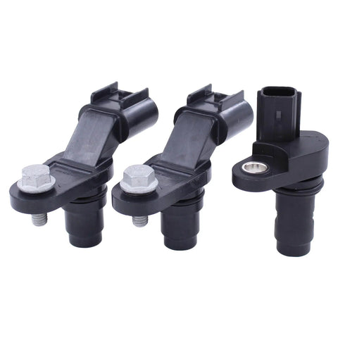 Engine VVT Solenoid Kit With Wire Connector For Chevy GMC Buick Pontiac Cars And SUVs Like Terrain Verano Regal Malibu HHR G6 Cobalt Captiva Aura Ion Vue LaCrosse And More Include Intake Exhaust Camshaft Position Sensor And Actuator, components displayed