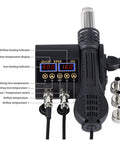 2 In 1 750W Hot Air Soldering System With LCD Display For PCB SMD BGA IC Repair Rework Cell Phone Solder Iron And Hair Dryer Function