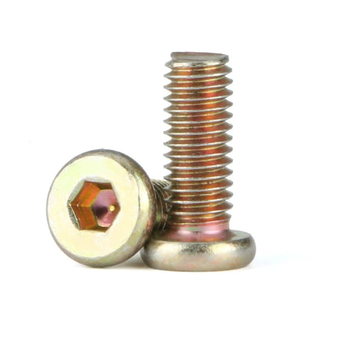 Beefy Socket Cap Screws Set M6 M8 Zinc Plated Heavy Duty Furniture Barrel Screws 90mm Flat Hex Drive close-up view