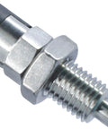 Close-up of Built Like A Tank M20 Self Locking Spring Plunger With Fine Thread Stainless Steel Indexing Pin detail.