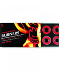 Red Burner Skateboard Wheels With High Speed Bearings For Fast Smooth Rides Durable Pro Grade Set in packaging