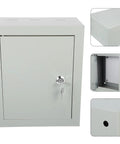 Weatherproof Outdoor Electrical Junction Box With Beefy Rugged Iron Enclosure And Mounting Plate Dustproof And Waterproof