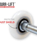 Whisper Quiet Nylon Garage Door Roller Kit With Precision 13 Ball Bearing On 4 Inch Stem And 2 Inch Wheel, Dust Shield View