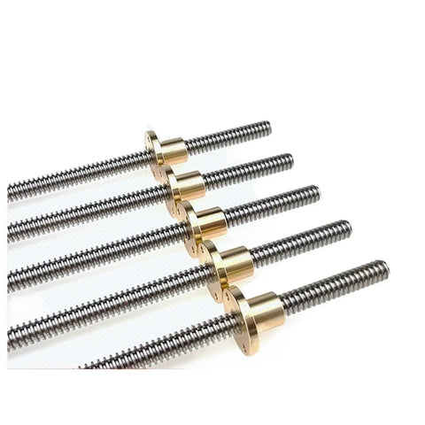 Top Rated T5 Lead Screw Rods With Brass Nuts 1mm Pitch Fully Threaded Trapezoidal Shaft For Cnc Machines And 3d Printers Runs Slick Smooth Built Tough Performance Rig