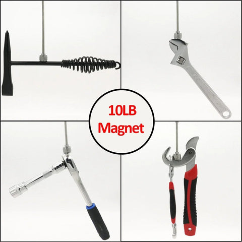 VASTOOLS 30-inch telescoping magnetic pickup tool with 10 lb magnet and pocket clip