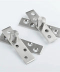1 Pack 75mm To 150mm Door Pivot Hinge Stainless Steel Up And Down Location Shaft Heavy Duty 360 Degree Rotation Positive Axis 98.5mm For Doors And Gates, stainless steel hinge set