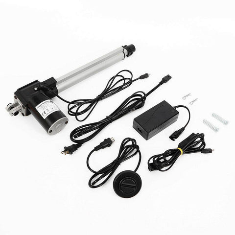 IP44 Rated 24V DC Linear Actuator With 250mm Stroke, 100 Kg Max Push And Pull, Compact Permanent Magnet Motor Design kit