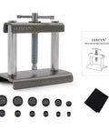 Pro Grade Watch Press Tool For Round Dials With Crystal Press And Back Case Closer, All Metal Build, Easy Pressure