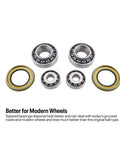 Beefed-Up Tapered Roller Wheel Bearing Conversion Kit with two inner and two outer bearings, seals for 1947-1959 Chevy GMC Trucks.