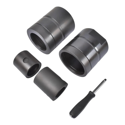 Leaf Spring Pin And Bushing Adapter Service Kit 9 Piece Removal Tool Set For Heavy Duty Trucks And Equipment Includes spacer tube and adapter pins