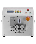 Automatic Heat Shrink Tube Cutter With Lcd Display Heavy Duty Pvc Pe Silicone Pipe Trimmer rear view with LCD and control buttons.