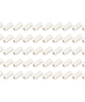 Set of 50 white ceramic tubes, 2mm diameter, insulated single-bore heat-insulation tubes for electronics