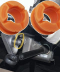 Automatic Transmission Shift Cable Bushing Repair Kit For SUVs And Trucks, DIY Ready And Easy Install shown with bushings