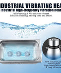 Heavy Duty 4.5L Ultrasonic Cleaner With 180W Cleaning Power And 150W Heating 304 Stainless Steel Tank industrial head