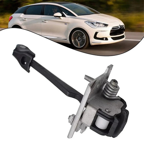 Built Tough Door Check Strap For 3008 MK1 2007 2016 rear doors, heavy-duty metal, dampened soft close, prevents rattles
