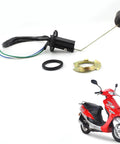 Float Type Gas Tank Level Sensor Kit For GY6 50cc Scooters Mopeds ATVs Go Karts 139QMA 139QMB TaoTao Jonway Replacement Parts With Durable Float Assembly And Corrosion Resistant Metal Rod For Accurate Fuel Readout, scooter fuel sender with gasket and mounting ring