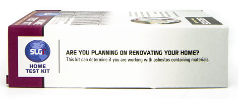 One Sample Asbestos Test Kit With PLM Lab Analysis In Five Biz Days, Includes Sampling Media And Return Ground Shipping Included, Easy To Use Home Or Office Safety Test For Asbestos Contamination
