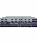 High Performance Enterprise 48 Port 10 Gigabit Ethernet Switch With Copper And SFP Plus Slots, showing dual unit design and RJ45 ports.