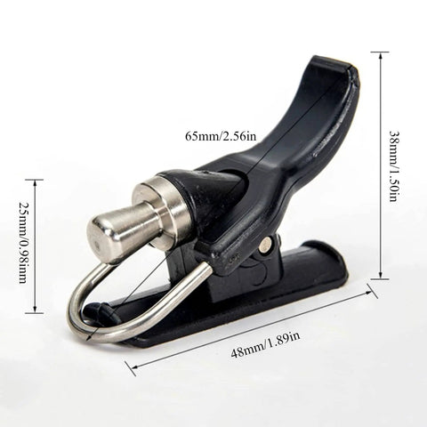 Thumb Button Casting Clip for Spinning Reels Sea Fishing Aid Fixed Spool Finger Protector Hip Mount Casting Accessory