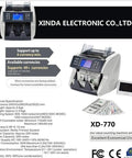 Professional Business Cash Counter With Advanced Anti Fake Sensor And Bright Led Display Smashes Through 1000 Bills Per Minute