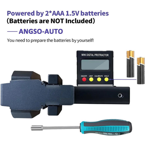 ACC Positioning Tool for Eyeball Unit and ADAS Calibration Aid, Easy Leveling for Eyeball Unit, Battery Powered by Two AAA Batteries Not Included