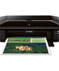 Wireless Office Printer With AirPrint And Google Cloud Print, Black Finish, Pixma ready for Mac and Windows, front view